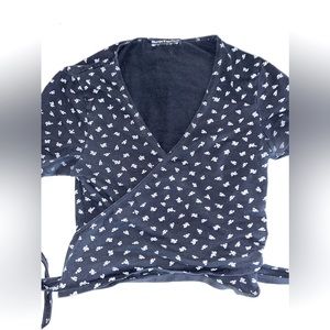 Brandy Melville Flowered Shirt